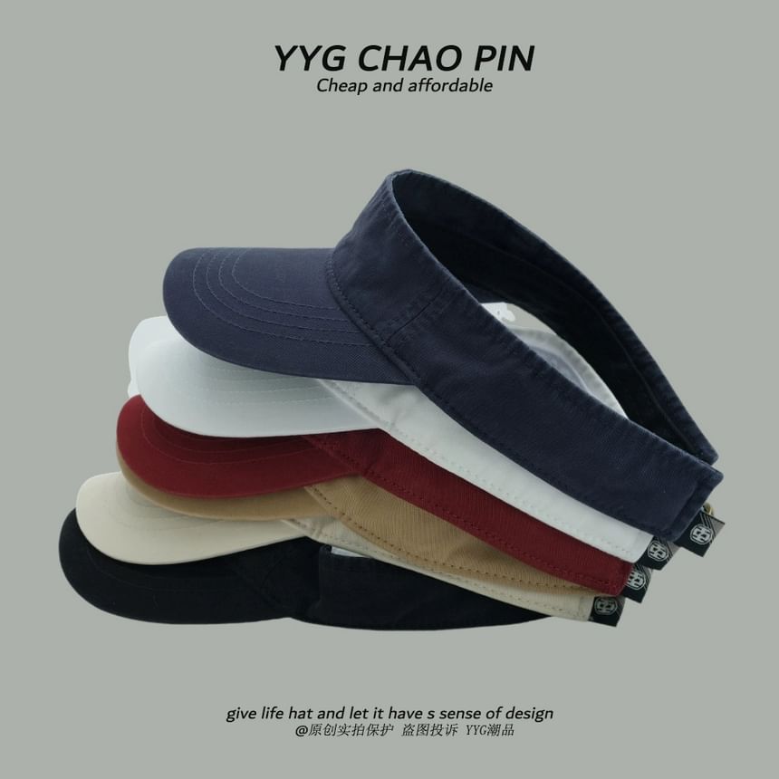 Sun Visor Lettering Embroidered