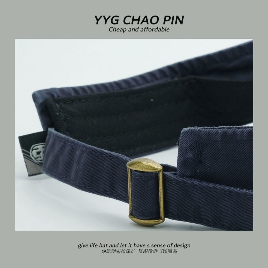 Sun Visor Lettering Embroidered