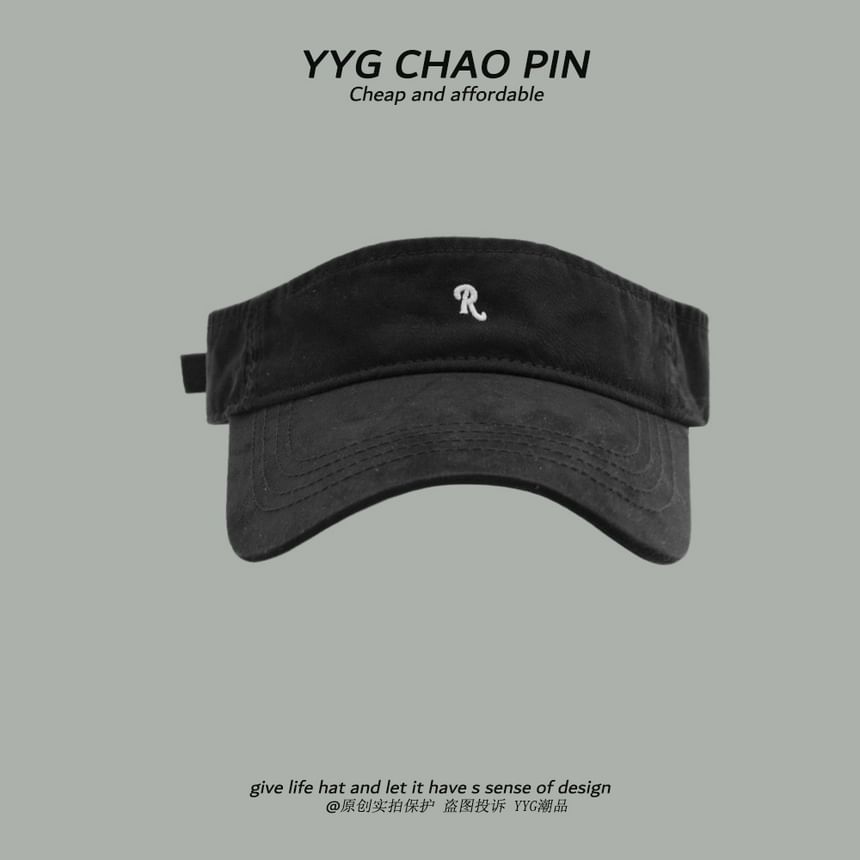 Sun Visor Lettering Embroidered