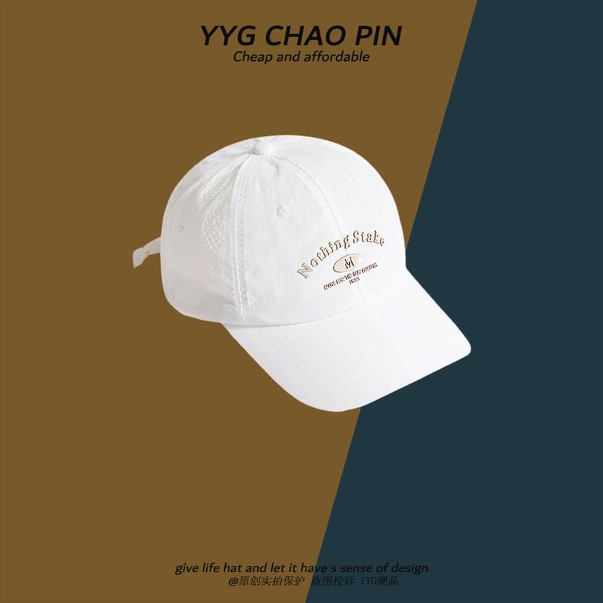 Cap Print Lettering Baseball