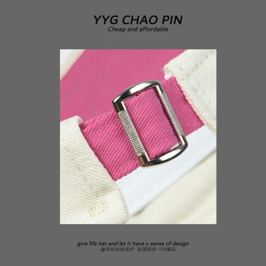 Visor Lettering Two Sun Embroidered Tone