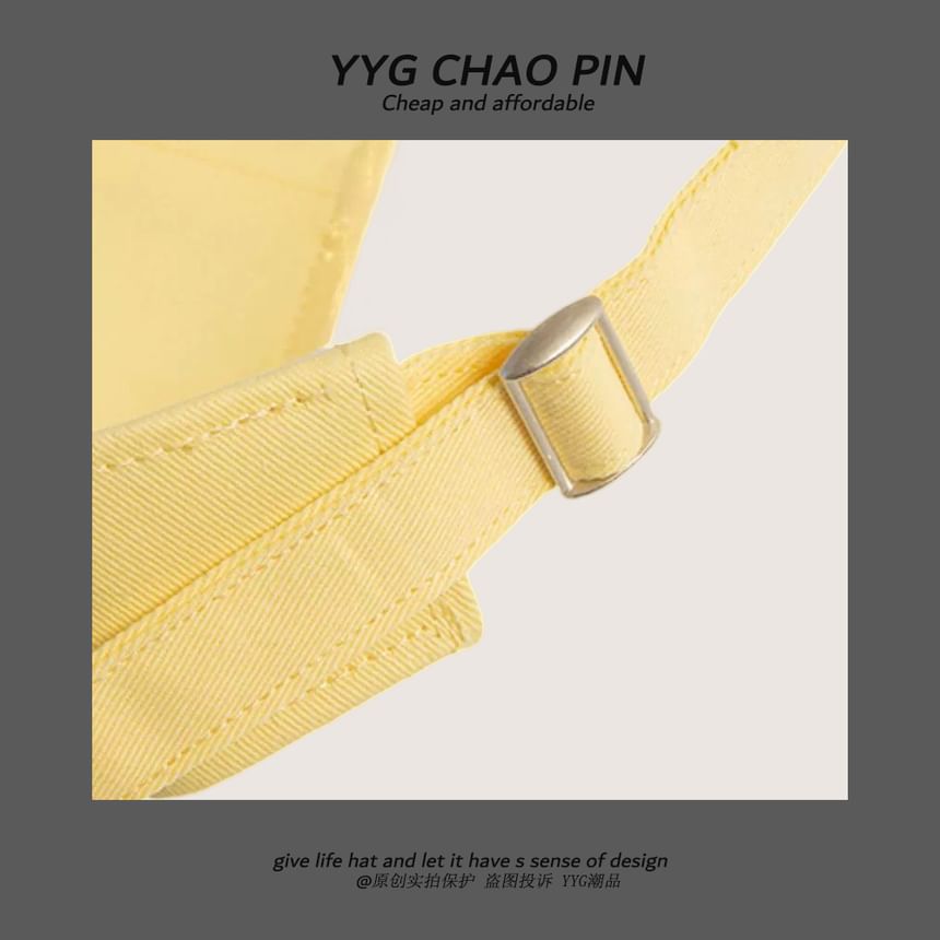 Face Smiley Visor Sun Embroidered