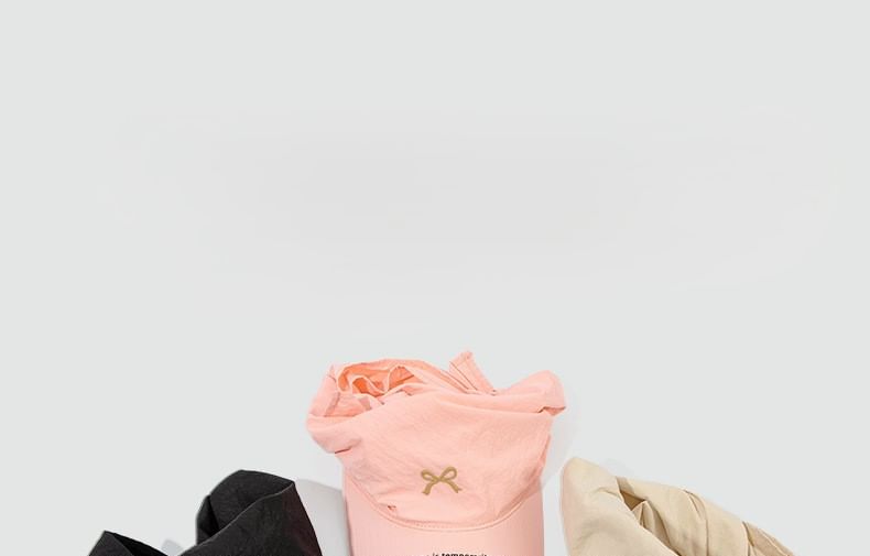 Bow Embroidered Dry Quick Cap