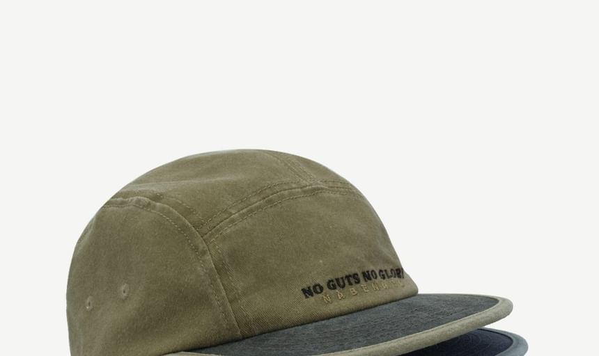 Cap Embroidered Panel 5 Lettering