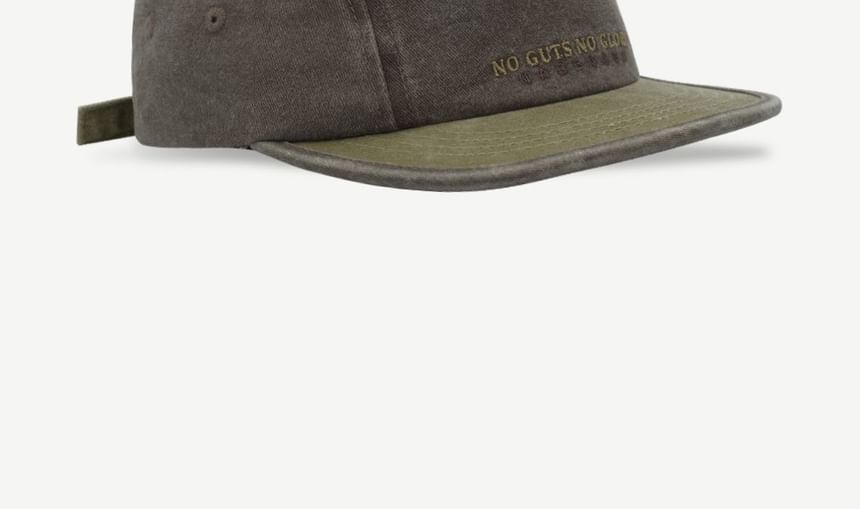 Cap Embroidered Panel 5 Lettering