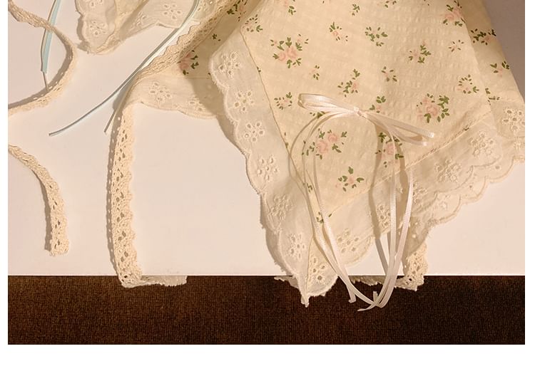 Floral Trim (Various Lace Scrunchie / Designs) Bandana