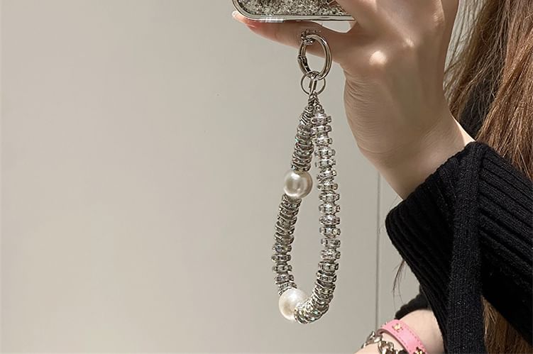 Case Mirrored Heart Strap / Set Phone