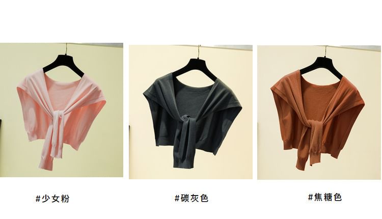 Knit Plain Knot Shawl