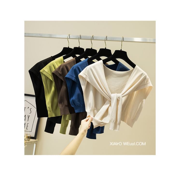 Knit Plain Knot Shawl