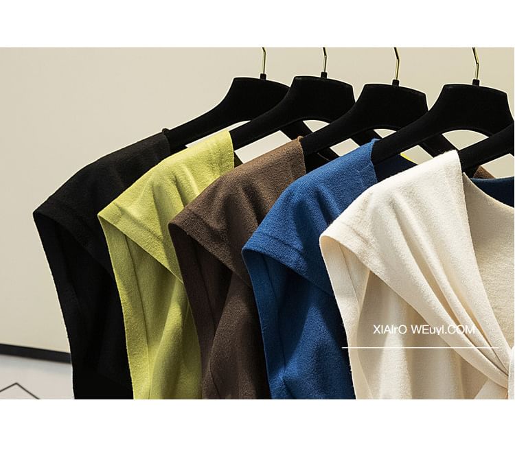 Knit Plain Knot Shawl