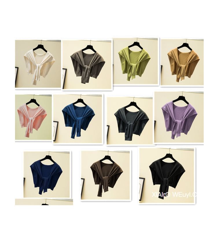 Knit Plain Knot Shawl