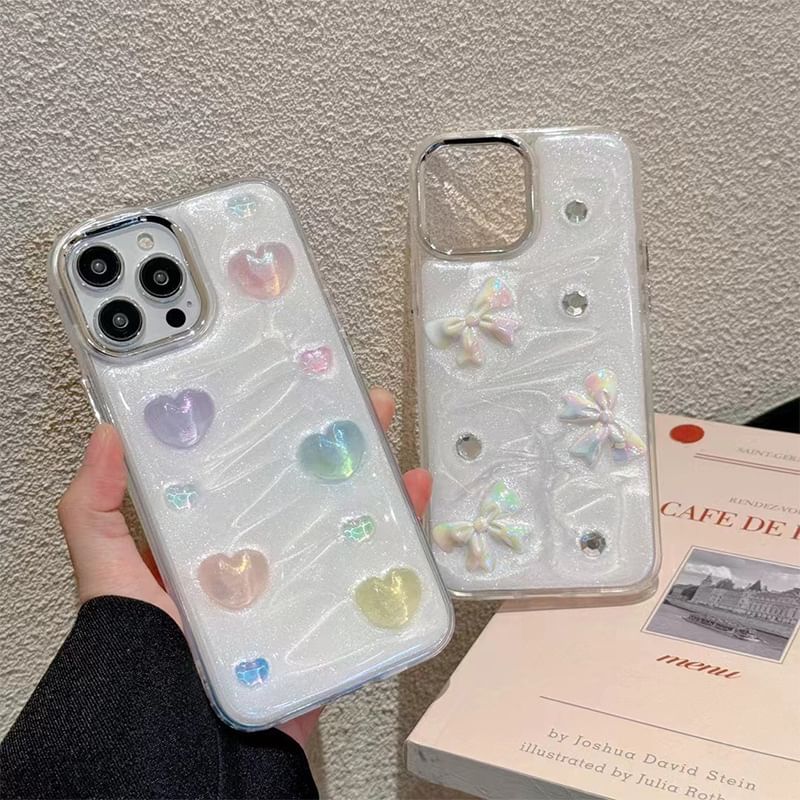 Case Phone / Heart Bow