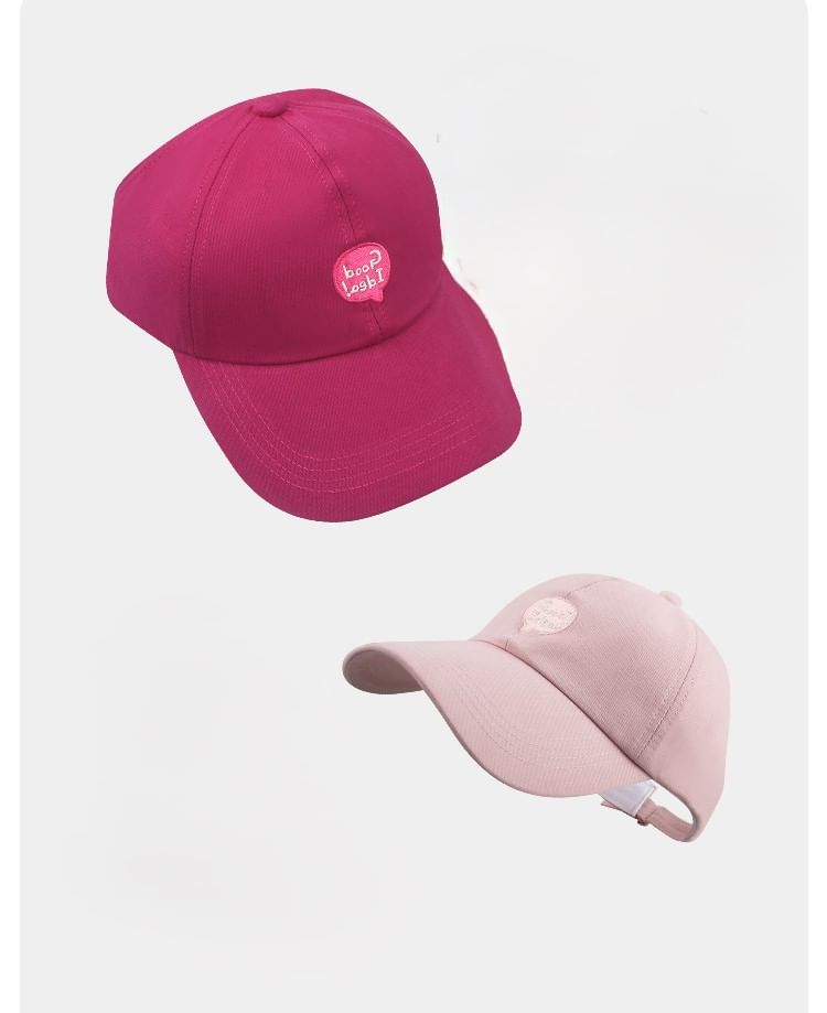 Cap Embroidered Open Baseball Top Lettering