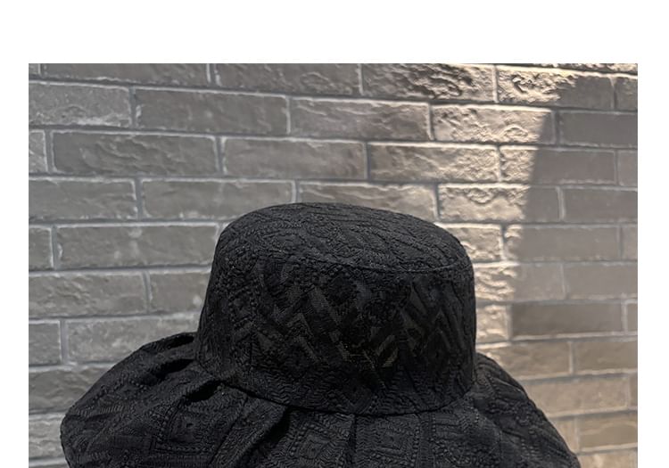 Bucket Hat Embroidered Pattern