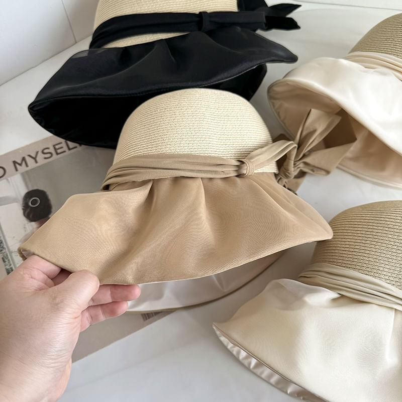 Sun Bow Hat Straw