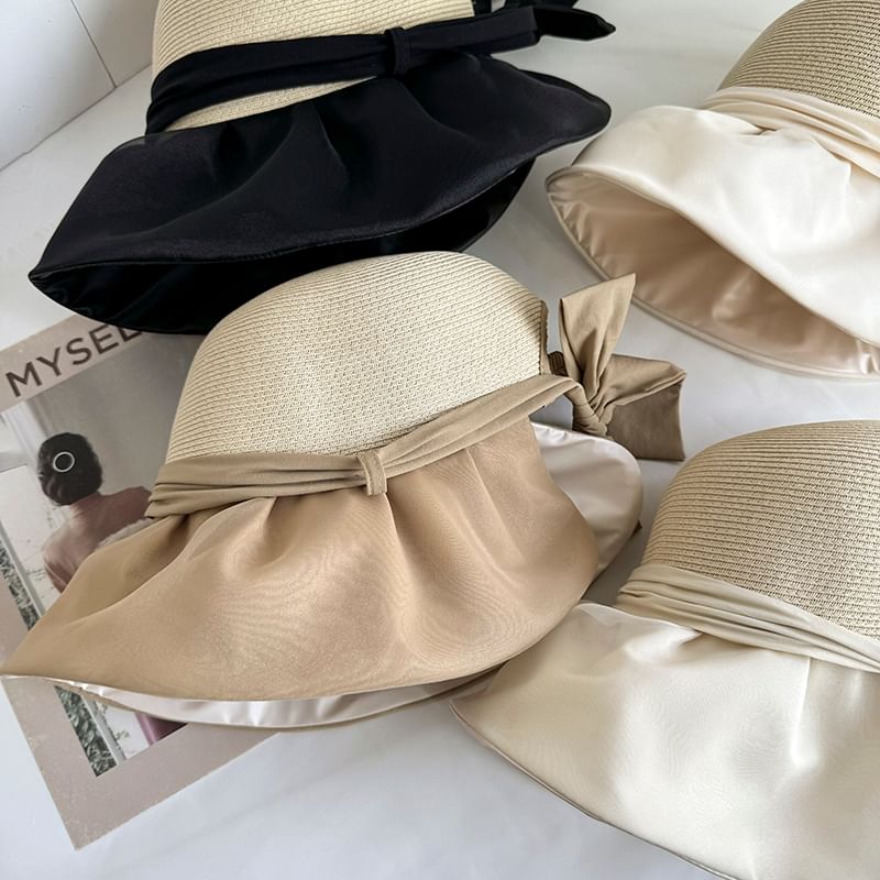 Sun Bow Hat Straw