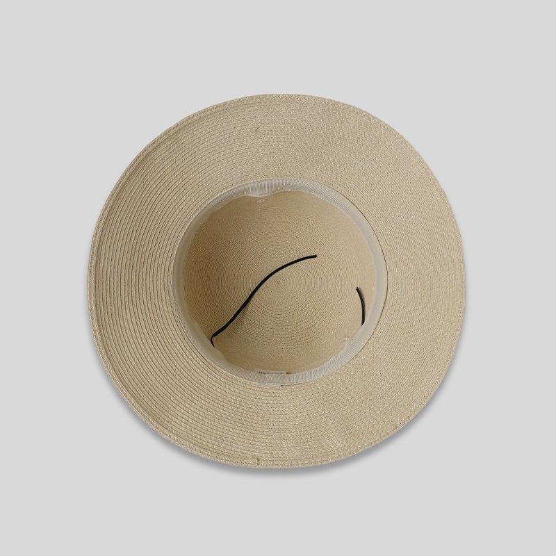 Straw Hat Lace Bow Sun