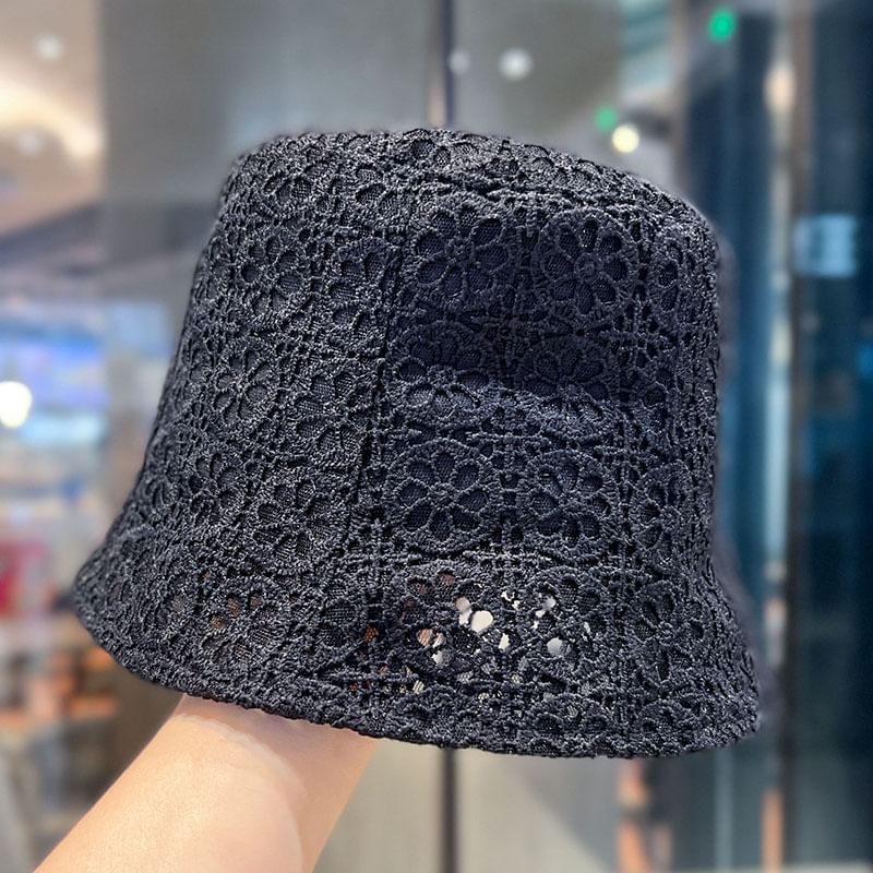 Plain Bucket Hat Lace