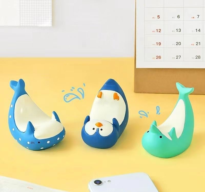 Dolphin Phone (Various Holder Shark / Designs) Penguin