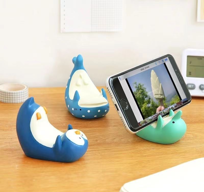 Dolphin Phone (Various Holder Shark / Designs) Penguin