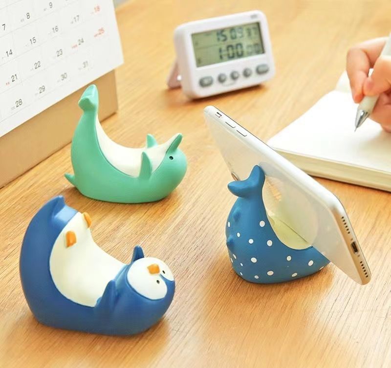 Dolphin Phone (Various Holder Shark / Designs) Penguin