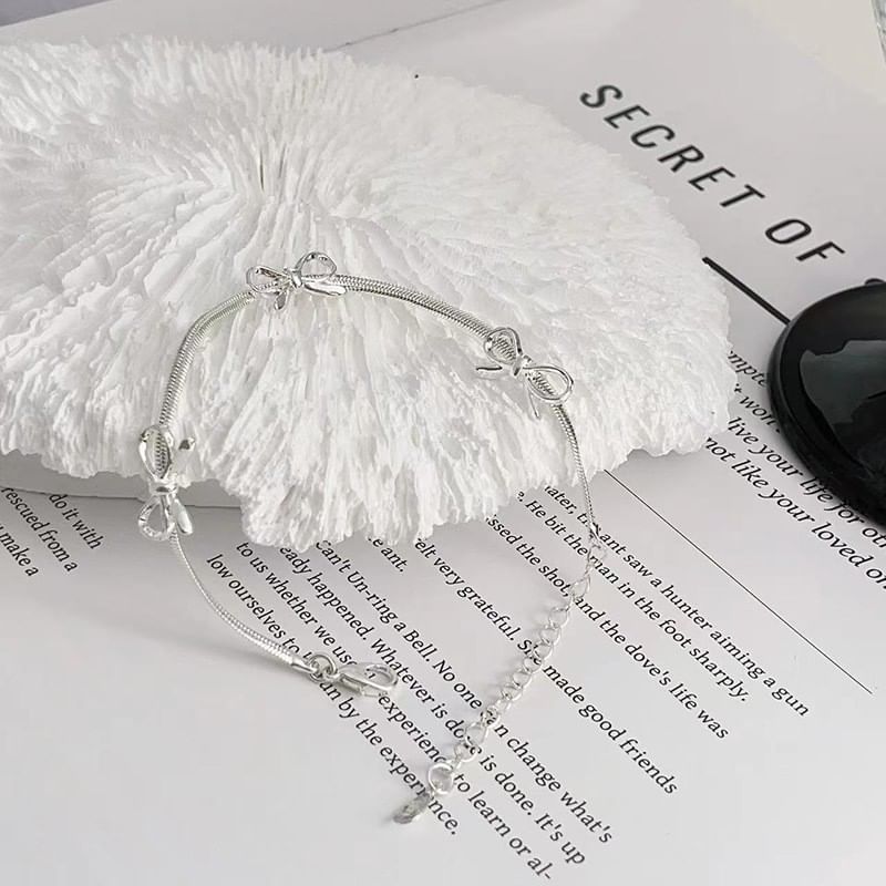 Choker Bow Bracelet / Alloy