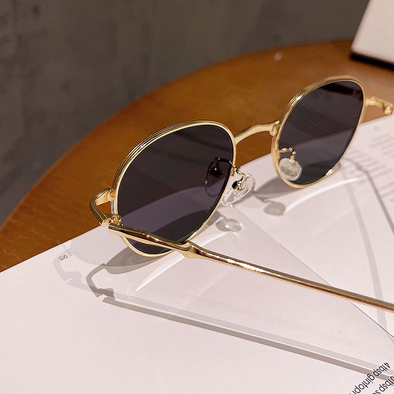 Metal Sunglasses Frame Round