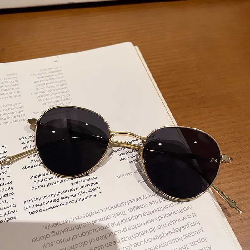 Metal Sunglasses Frame Round