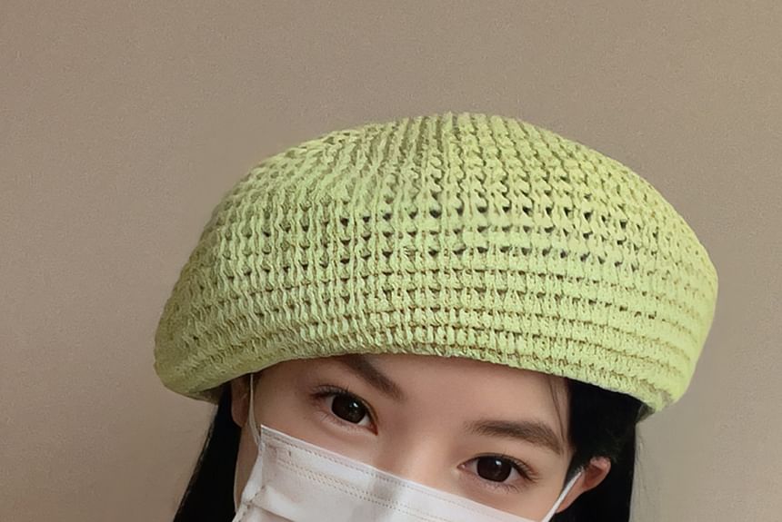 Beret Plain Perforated