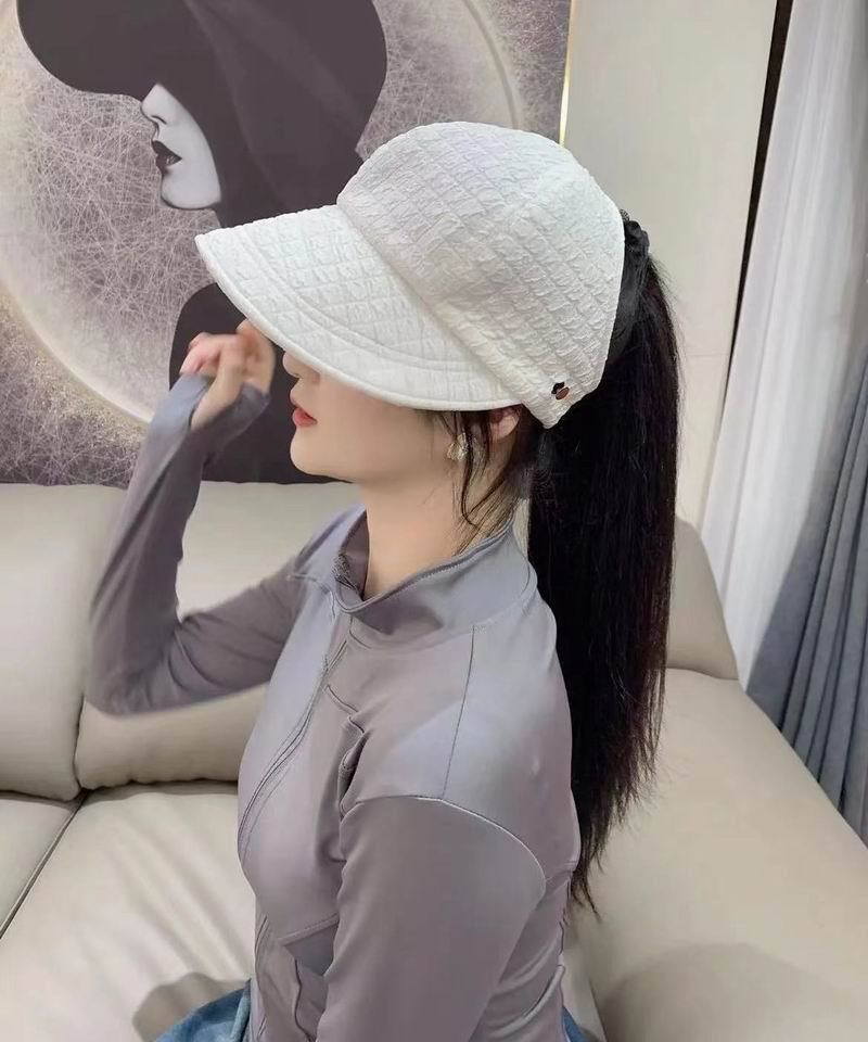 Top Plain Open Hat Textured