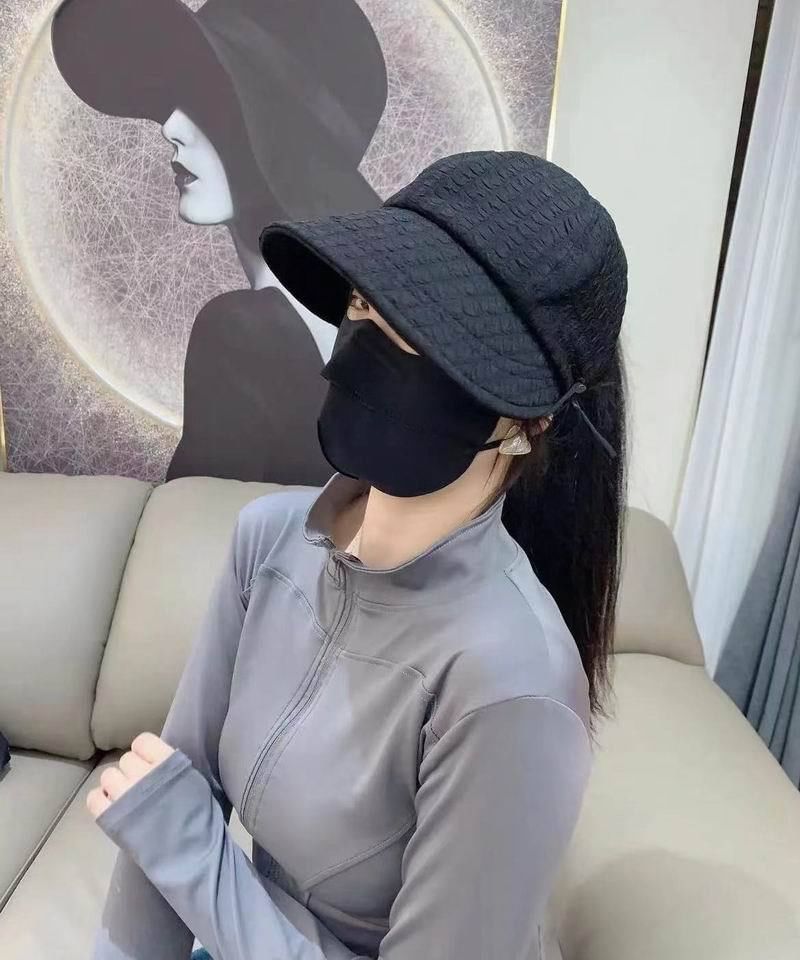 Top Plain Open Hat Textured