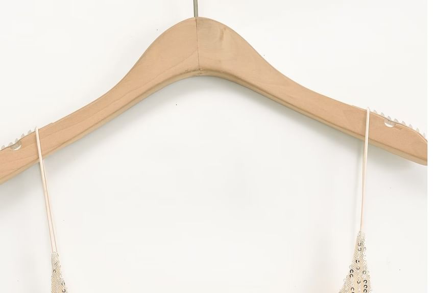 Neck Spaghetti Mermaid Evening Open Gown Back Sequin Strap Scoop