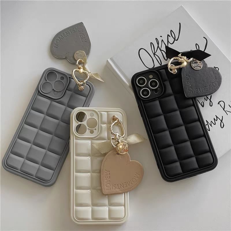 Phone Heart Charm Case