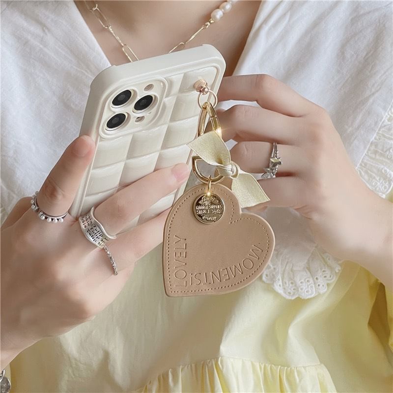 Phone Heart Charm Case