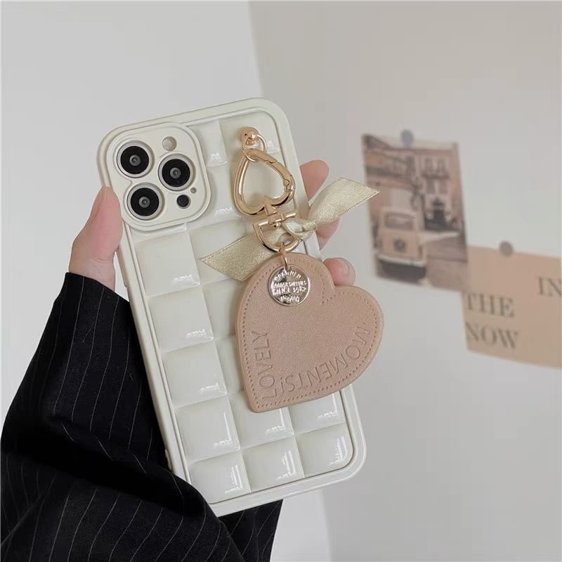 Phone Heart Charm Case