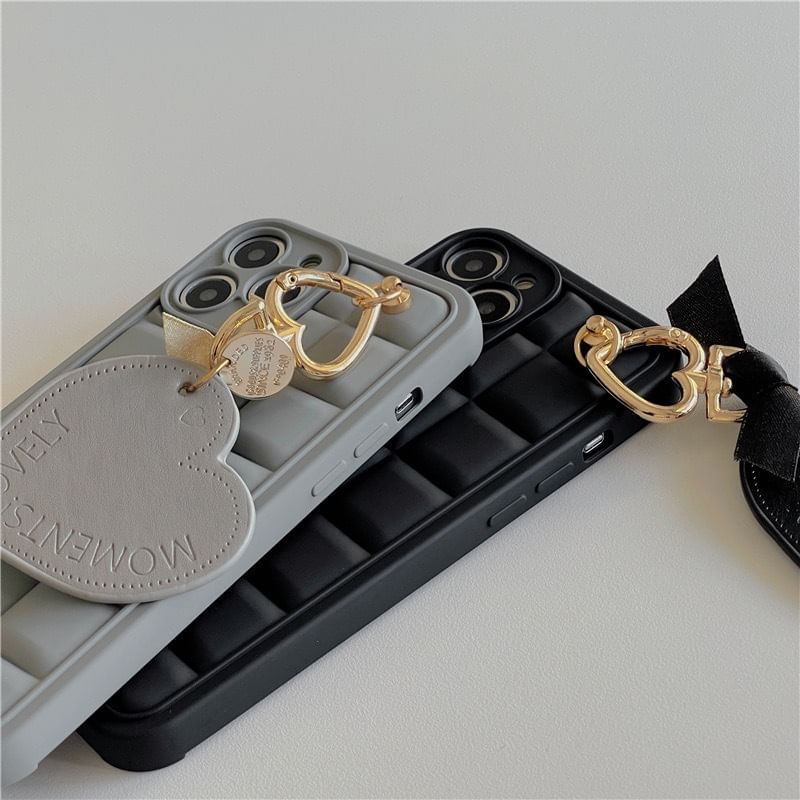 Phone Heart Charm Case