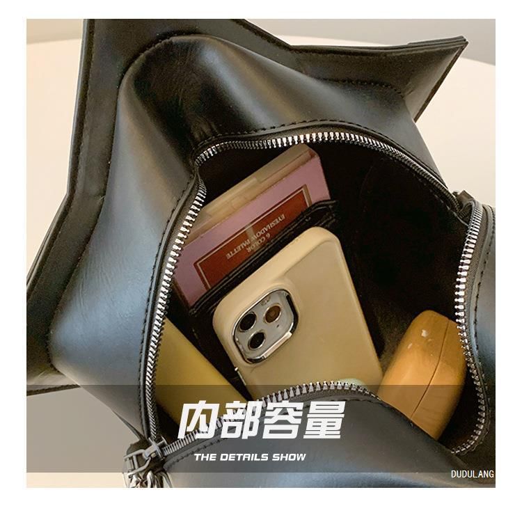 Star Faux Shape Bag Studded Leather Crossbody