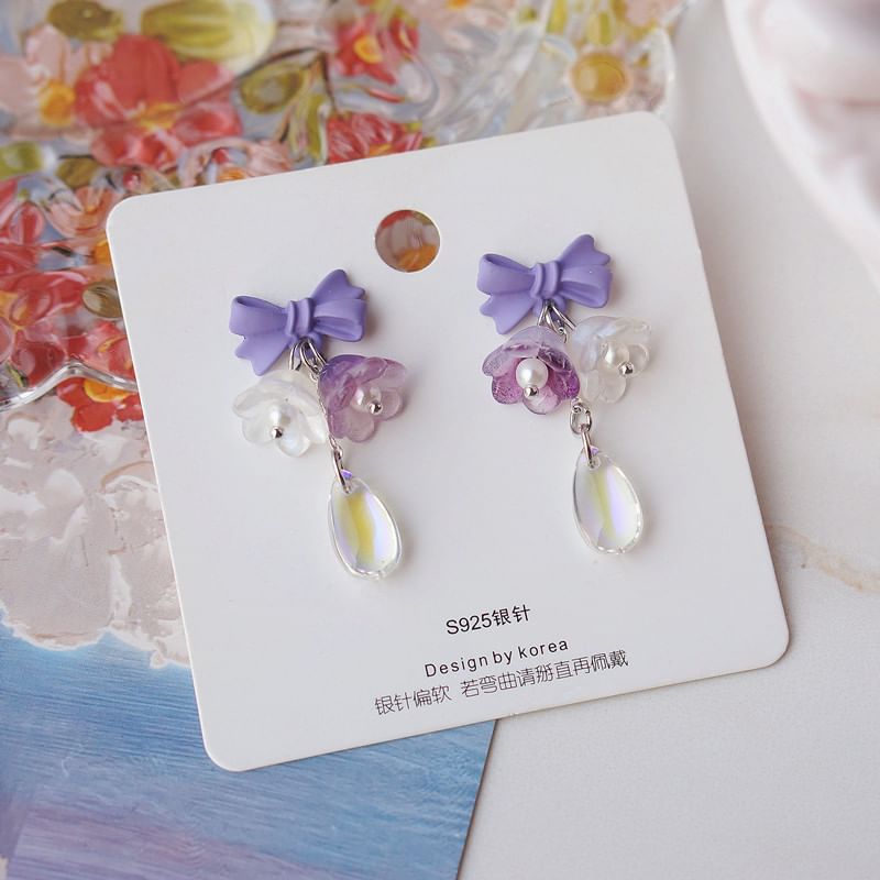 Alloy Floral Earring (Various Dangle Designs)
