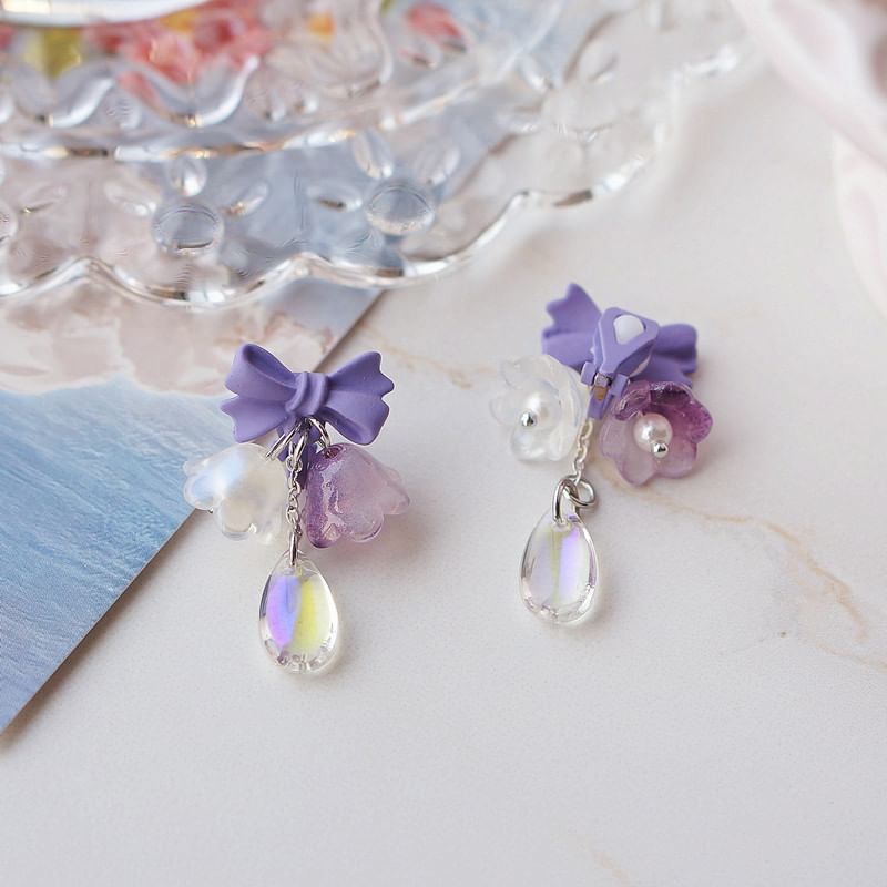 Alloy Floral Earring (Various Dangle Designs)
