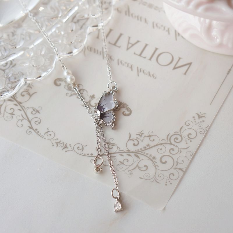 Pendant Butterfly Alloy Necklace