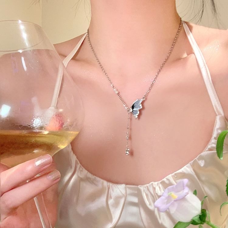 Pendant Butterfly Alloy Necklace