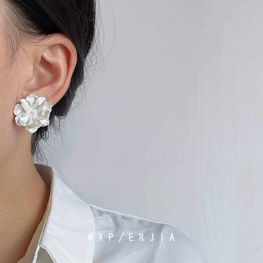 Resin Floral Earring Stud