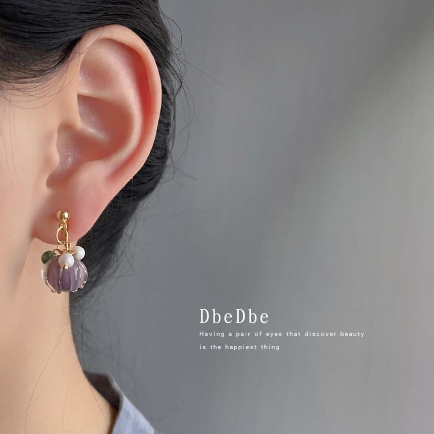 Alloy Faux Cuff Gemstone Pearl Ear