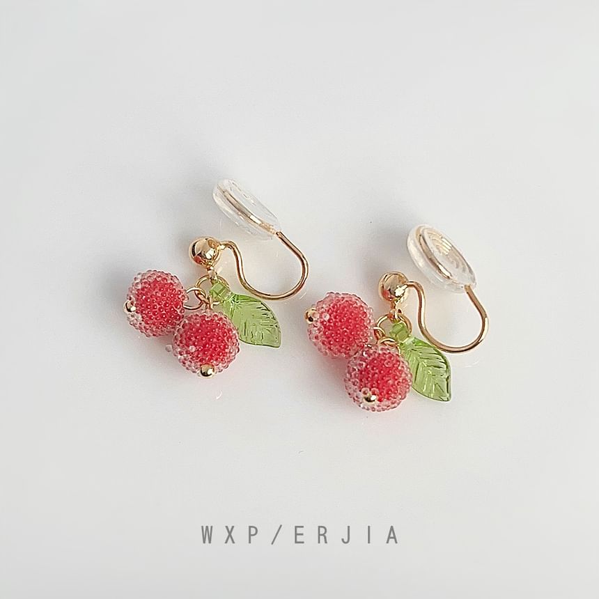 Fruit Ear Resin Cuff Alloy