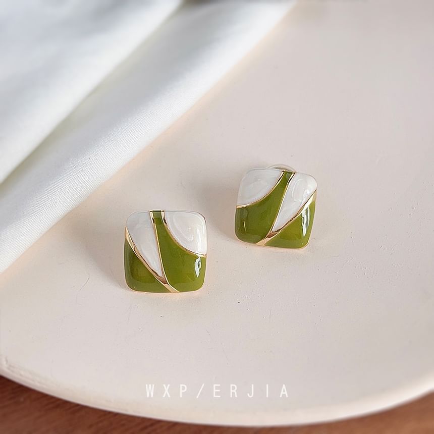 Ear Square Glaze Alloy Cuff