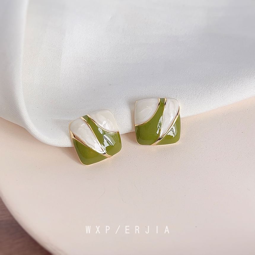 Ear Square Glaze Alloy Cuff