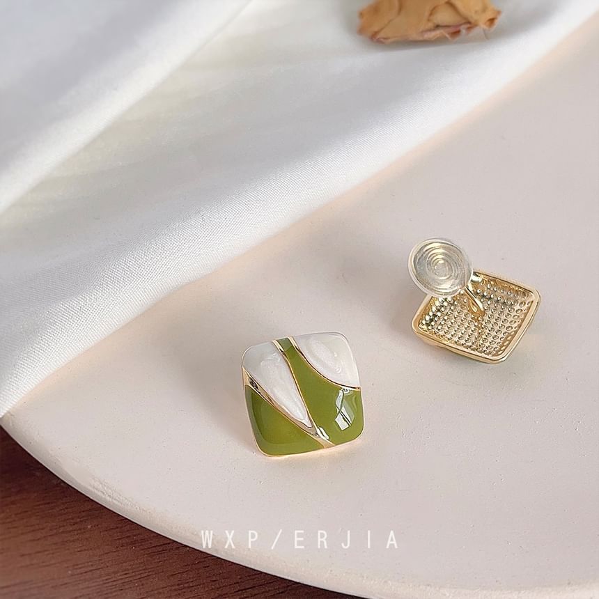 Ear Square Glaze Alloy Cuff