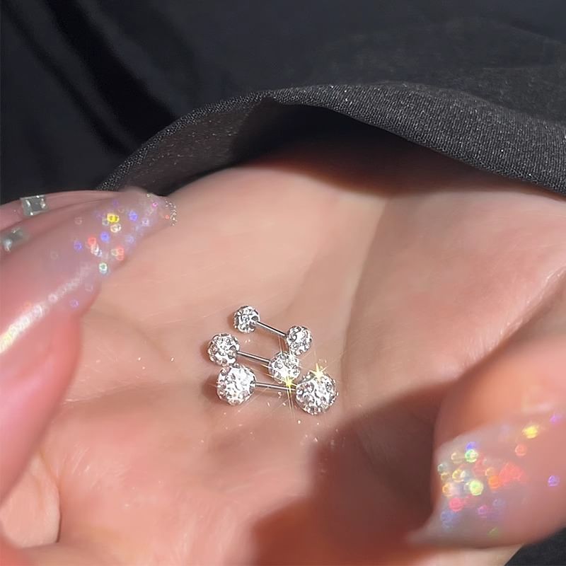Rhinestone Earring Stud