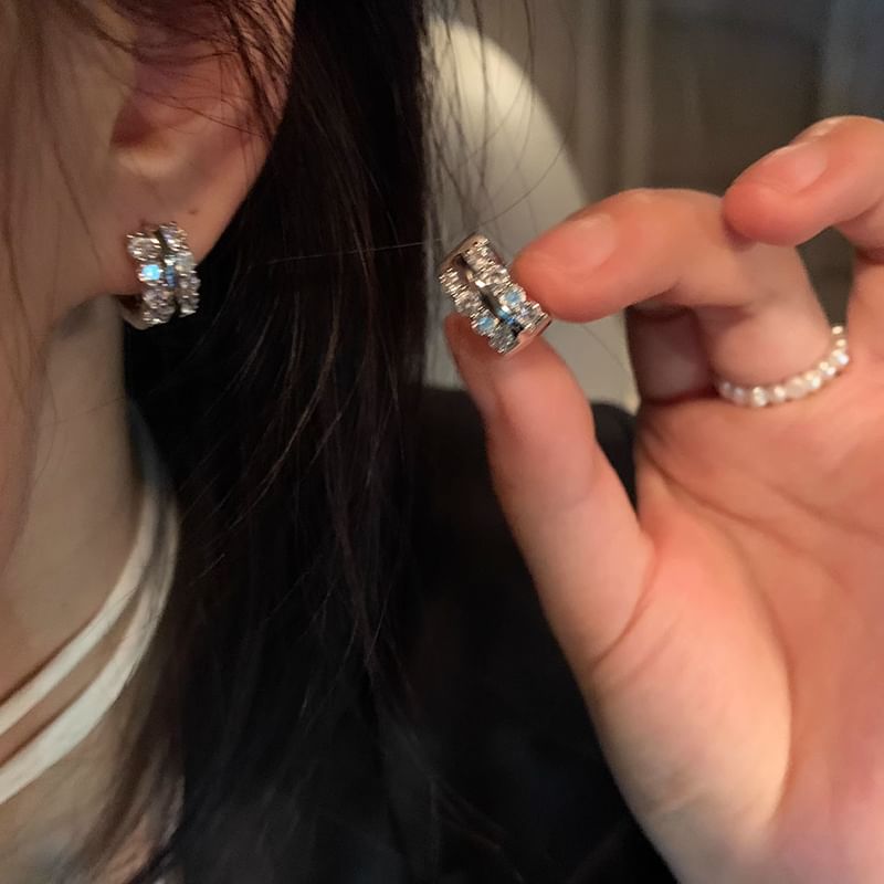 Rhinestone Earring Hoop