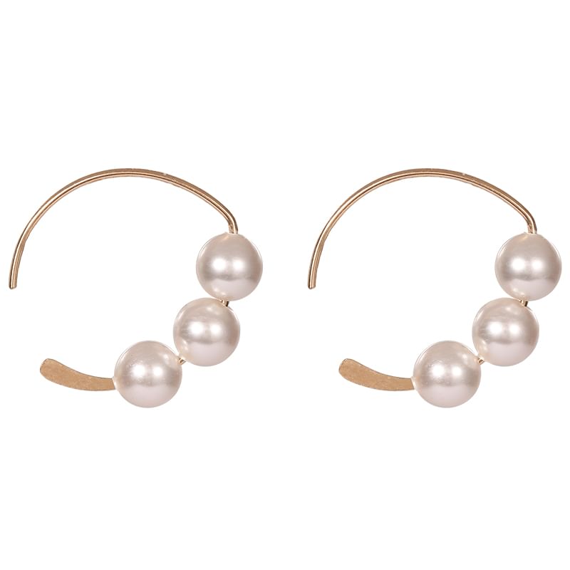 Pearl Faux Drop Earring